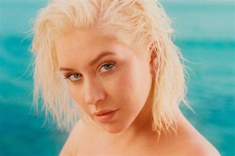 christina aguilera leaked|Christina Aguilera, 37, strips completely naked as。